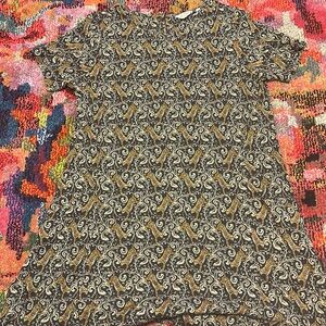 Tiger-print T-Shirt dress